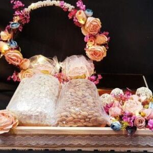 Decorated dry fruit tray - Image 1