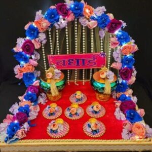 decorated dry fruit platter - Image 1