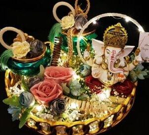 decorated dry fruit platter - Image 1