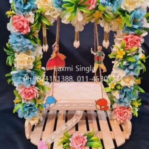 Decorated Krishna Jhula - Image 1