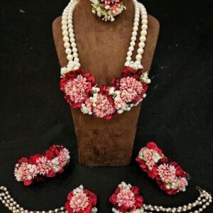 Floral Jewellery for Haldi and Mehendi Ceremony - Image 1