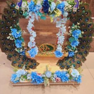 Decorated Krishna Jhula - Image 1