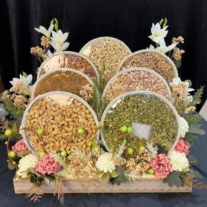 decorated dry fruit platter - Image 1