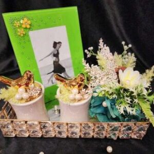 decorated dry fruit platter - Image 1