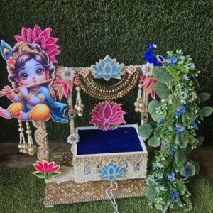 Decorated Krishna Jhula - Image 1