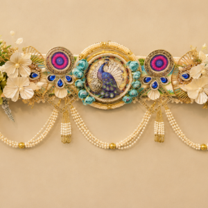 Elegant Peacock Floral Bandhanwar - Image 1