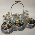 Metal Dryfruit Platter