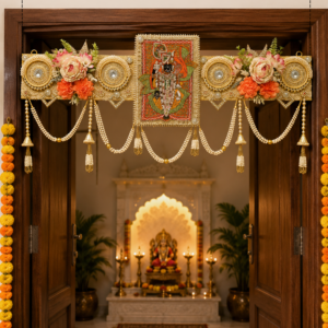 ShriNath Ji Rajwadi Pearl Bandhanwar - Image 2