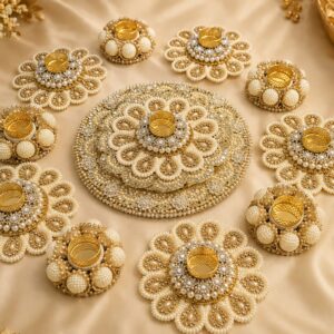 Golden Pearl Rangoli - Image 1