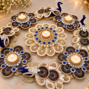 Peacock Rangoli - Image 1
